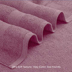 HOUSSE Alvora Cotton Bath Towels |Large Size (75 cms x 150 cms) - Quick Absorption &Faster Drying Bath Towel | 450 GSM | Cotton Towel for Men/Women | Urban Comfort