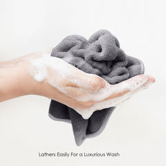 HOUSSE Microfiber Face Towel – Super Soft & Quick-Drying Coral Fleece, 30 x 30 cm