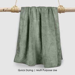 HOUSSE Premium Microfiber Bath Towel - Extra Large 75x150cm Quick Dry Towels for Women Men & Kids | Super Soft Plush 550 GSM | Ultra Absorbent for Home Swimming Sports & Travel