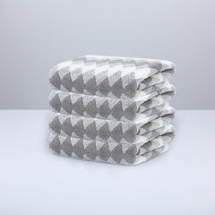 HOUSSE Microfiber Iris Face Towels Ideal for Women & Men |Soft Touch |Lint Free | Fast Dry Towels| Travel-Friendly | Best Use for Gym, Yoga, Spa, Pool, Hotels, Beach 360 GSM (30x30)