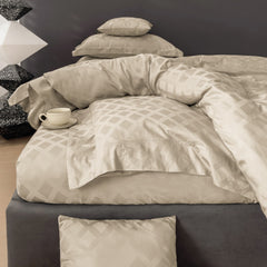 HOUSSE 500 TC Italian Jacquard | Premium Bedding Set | Comfort Modern Designs & Breathable Fabric | Paris Crossroads