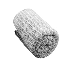 HOUSSE Microfiber Bath Towel, 360 GSM Coral Velvera Fleece, Extra Soft and Quick Dry, Large (VELVERA_Grey)