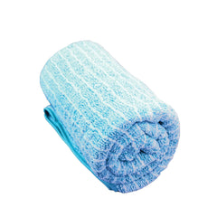 HOUSSE Microfiber Bath Towel, 360 GSM Coral Velvera Fleece, Extra Soft and Quick Dry, Large (VELVERA_Grey)