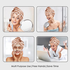 Twix Microfiber Head Wrap Towel – Ultra Soft, Quick Dry & Highly Absorbent