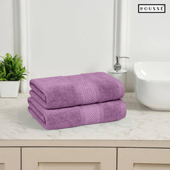HOUSSE Nexora Cotton Towels | Quick Absorption & Faster Drying Towel | 600 GSM | Cotton Towel for Men/Women | Urban Comfort