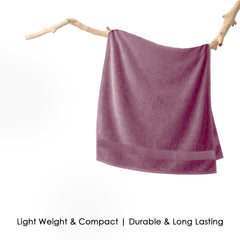 HOUSSE Alvora Cotton Bath Towels |Large Size (75 cms x 150 cms) - Quick Absorption &Faster Drying Bath Towel | 450 GSM | Cotton Towel for Men/Women | Urban Comfort