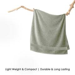 HOUSSE Alvora Cotton Bath Towels |Large Size (75 cms x 150 cms) - Quick Absorption &Faster Drying Bath Towel | 450 GSM | Cotton Towel for Men/Women | Urban Comfort