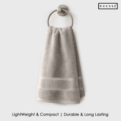 HOUSSE Nexora Cotton Towels | Quick Absorption & Faster Drying Towel | 600 GSM | Cotton Towel for Men/Women | Urban Comfort