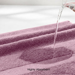 HOUSSE Alvora Cotton Bath Towels |Large Size (75 cms x 150 cms) - Quick Absorption &Faster Drying Bath Towel | 450 GSM | Cotton Towel for Men/Women | Urban Comfort