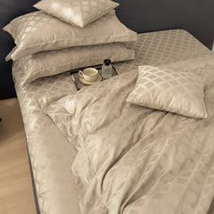 HOUSSE 500 TC Italian Jacquard | Premium Bedding Set | Comfort Modern Designs & Breathable Fabric | Paris Crossroads