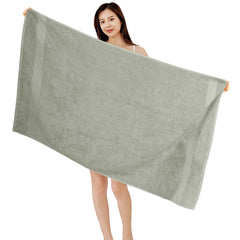 HOUSSE Alvora Cotton Bath Towels |Large Size (75 cms x 150 cms) - Quick Absorption &Faster Drying Bath Towel | 450 GSM | Cotton Towel for Men/Women | Urban Comfort