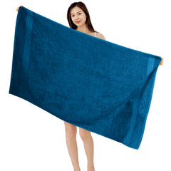 HOUSSE Alvora Cotton Bath Towels |Large Size (75 cms x 150 cms) - Quick Absorption &Faster Drying Bath Towel | 450 GSM | Cotton Towel for Men/Women | Urban Comfort