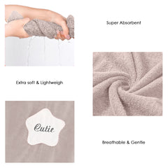 HOUSSE Wearable Spa Bath Towel for Women | Soft, Cozy Wrap with Snap Closure | 110 x 140 cms