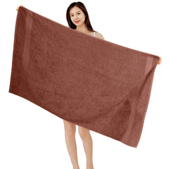 HOUSSE Alvora Cotton Bath Towels |Large Size (75 cms x 150 cms) - Quick Absorption &Faster Drying Bath Towel | 450 GSM | Cotton Towel for Men/Women | Urban Comfort