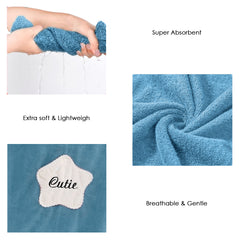 HOUSSE Wearable Spa Bath Towel for Women | Soft, Cozy Wrap with Snap Closure | 110 x 140 cms