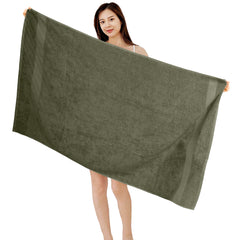 HOUSSE Alvora Cotton Bath Towels |Large Size (75 cms x 150 cms) - Quick Absorption &Faster Drying Bath Towel | 450 GSM | Cotton Towel for Men/Women | Urban Comfort