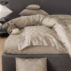 HOUSSE 500 TC Italian Jacquard | Premium Bedding Set | Comfort Modern Designs & Breathable Fabric | Paris Crossroads