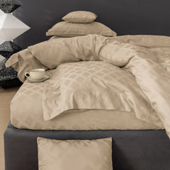 HOUSSE 500 TC Italian Jacquard | Premium Bedding Set | Comfort Modern Designs & Breathable Fabric | Paris Crossroads