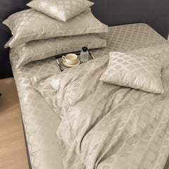 HOUSSE 500 TC Italian Jacquard | Premium Bedding Set | Comfort Modern Designs & Breathable Fabric | Paris Crossroads