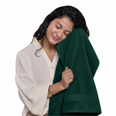HOUSSE Alvora Cotton Bath Towels |Large Size (75 cms x 150 cms) - Quick Absorption &Faster Drying Bath Towel | 450 GSM | Cotton Towel for Men/Women | Urban Comfort