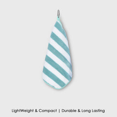 HOUSSE Microfiber Blaze Face Towel for Women & Men | Quick Dry | Ultra Absorbent |Perfect for Bathroom |Sports | Travel | Ideal for Workout | Spa| Beach | Fitness | 360 GSM (Blue, 40x60)