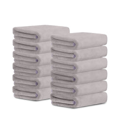 HOUSSE Microfiber Face Towels | Ultra Absorbent, Odour-Free, Quick Dry 450 GSM Face Towel for Home, Gym, Travel, Running and Personal Use | 30x30 cm | Set of 4 in One Colour (Indian Teal, Pack of 4)