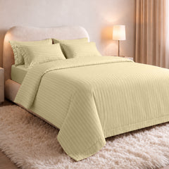 Stripe Glace 400 TC Cotton Bedsheet