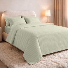 Stripe Glace 400 TC Cotton Bedsheet