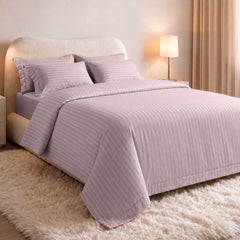 Stripe Glace 400 TC Cotton Bedsheet