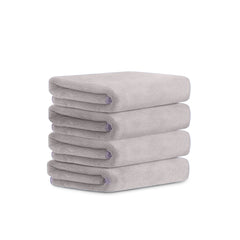 HOUSSE Microfiber Face Towels | Ultra Absorbent, Odour-Free, Quick Dry 450 GSM Face Towel for Home, Gym, Travel, Running and Personal Use | 30x30 cm | Set of 4 in One Colour (Indian Teal, Pack of 4)