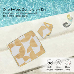 Dual Tone 480 GSM Reversible Microfiber Towel Set