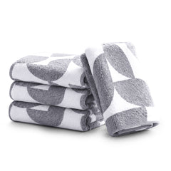 Dual Tone 480 GSM Reversible Microfiber Towel Set