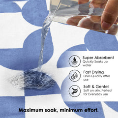 Dual Tone 480 GSM Reversible Microfiber Towel Set