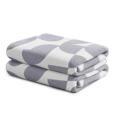 Dual Tone 480 GSM Reversible Microfiber Towel Set