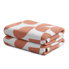 Dual Tone 480 GSM Reversible Microfiber Towel Set