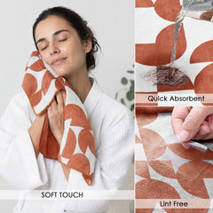 Dual Tone 480 GSM Reversible Microfiber Towel Set