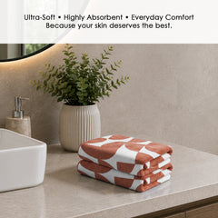 Dual Tone 480 GSM Reversible Microfiber Towel Set