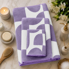 Dual Tone 480 GSM Reversible Microfiber Towel Set