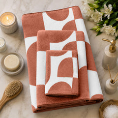 Dual Tone 480 GSM Reversible Microfiber Towel Set