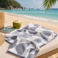 Dual Tone 480 GSM Reversible Microfiber Towel Set