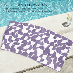 Dual Tone 480 GSM Reversible Microfiber Towel Set
