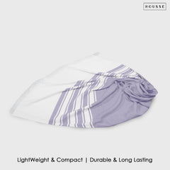 HOUSSE Bold Stripe 100% Bamboo Extra Large Bath Towel | Ultra Soft, Absorbent, Light Weight, & Quick Dry Towel for Bath, Travel, Gym, Beach, Pool, and Yoga | 80 X 160 cms
