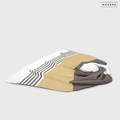 HOUSSE Bold Stripe 100% Bamboo Extra Large Bath Towel | Ultra Soft, Absorbent, Light Weight, & Quick Dry Towel for Bath, Travel, Gym, Beach, Pool, and Yoga | 80 X 160 cms