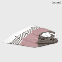 HOUSSE Bold Stripe 100% Bamboo Extra Large Bath Towel | Ultra Soft, Absorbent, Light Weight, & Quick Dry Towel for Bath, Travel, Gym, Beach, Pool, and Yoga | 80 X 160 cms