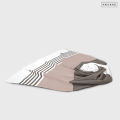 HOUSSE Bold Stripe 100% Bamboo Extra Large Bath Towel | Ultra Soft, Absorbent, Light Weight, & Quick Dry Towel for Bath, Travel, Gym, Beach, Pool, and Yoga | 80 X 160 cms