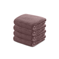 HOUSSE Microfiber Stripes Hand Towels for Women & Men | Ultra Soft | Super Absorbent Towels for Gym, Yoga, Beach Daiily USe |