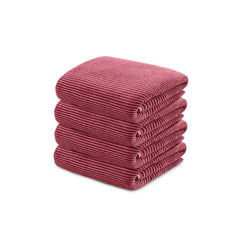 HOUSSE Microfiber Stripes Hand Towels for Women & Men | Ultra Soft | Super Absorbent Towels for Gym, Yoga, Beach Daiily USe |