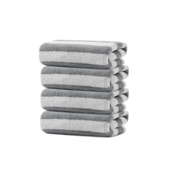 HOUSSE Microfiber Blaze Hand Towel for Women & Men | Quick Dry | Ultra Absorbent |Perfect for Bathroom |Sports | Travel | Ideal for Workout | Spa| Beach | Fitness | 360 GSM (Grey, 40x60)
