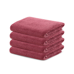 HOUSSE Microfiber Stripes Hand Towels for Women & Men | Ultra Soft | Super Absorbent Towels for Gym, Yoga, Beach Daiily USe |