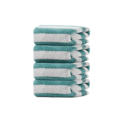 HOUSSE Microfiber Blaze Face Towel for Women & Men | Quick Dry | Ultra Absorbent |Perfect for Bathroom |Sports | Travel | Ideal for Workout | Spa| Beach | Fitness | 360 GSM (Blue, 30x30)